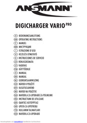 ANSMANN DIGICHARGER VARIO PRO Bedienungsanleitung
