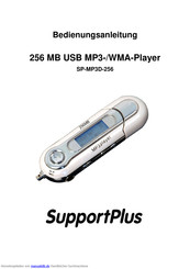 SUPPORTPLUS SP-MP3D-256 Bedienungsanleitung