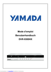YAMADA DVR-9300HX Benutzerhandbuch