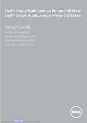 Dell Cloud H815dw Konfigurationshandbuch