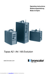 Broncolor Topas A4 Evolution Bedienungsanleitung