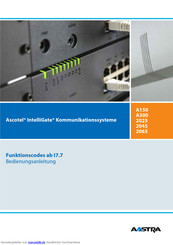 Aastra Ascotel Intelli Gate A300 Bedienungsanleitung