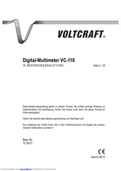 Voltcraft VC-110 Bedienungsanleitung