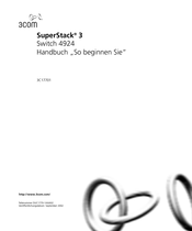 3Com SuperStack 3 switch 4924 Handbuch