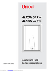 Unical ALKON 70 kW Bedienungsanleitung