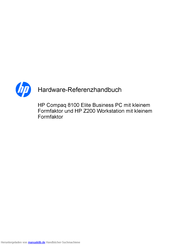 HP Z200 Workstation mit kleinem Formfaktor Referenzhandbuch