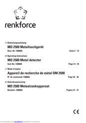 Renkforce MD 2500 Bedienungsanleitung