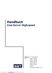 W&T Com-Server Highspeed Handbuch