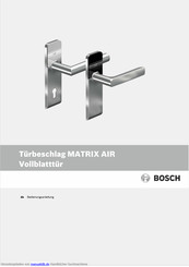 Bosch MATRIX AIR Bedienungsanleitung