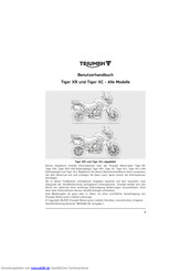 Triumph Tiger XC Benutzerhandbuch