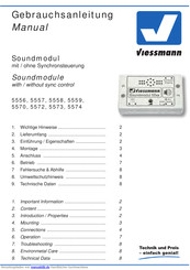 Viessmann 5559 Gebrauchsanleitung