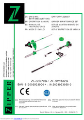 Zipper ZI-GPS182G Originalbetriebsanleitung