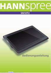 hannspree sn10t2 Bedienungsanleitung