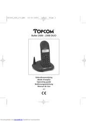 Topcom Butler 2500 Bedienungsanleitung