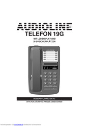 Audioline 19G Bedienungsanleitung