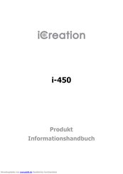 Geemarc I-450 - iCreation Handbuch