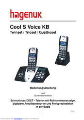 Hagenuk Cool S Voice KB Twinset Bedienungsanleitung