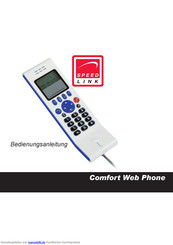 Speedlink sl 8772 comfort web phone Bedienungsanleitung