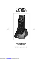 Topcom butler 2000 c Bedienungsanleitung