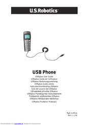 US Robotics 9600 USB Internet Phone Bedienungsanleitung