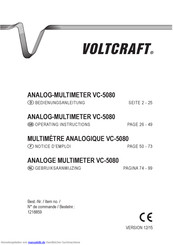 voltcraft VC-5080 Bedienungsanleitung