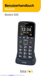Beafon S35 Benutzerhandbuch