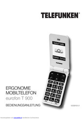 Telefunken eurofon T 900 Bedienungsanleitung
