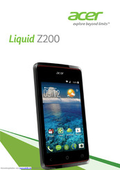 Acer Liquid Z200 Benutzerhandbuch