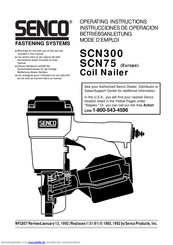 Senco SCN75 Betriebsanleitung