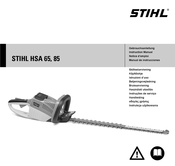 Stihl hsa 85 Gebrauchsanleitung