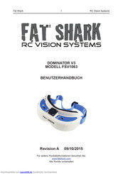 Fat Shark Dominator V3 Benutzerhandbuch