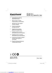 Pattfield PE-ART 18 Li Originalbetriebsanleitung