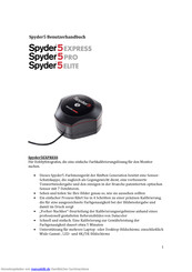 Datacolor Spyder5 Pro Benutzerhandbuch