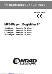Conrad Electronic BogieMan II Bedienungsanleitung