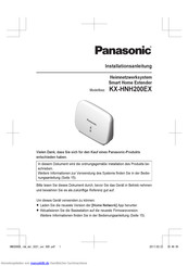Panasonic KX-HNH200EX Installationsanleitung