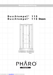 Hans Grohe Pharo Duschtempel 115 Steam Montageanleitung