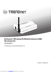 TRENDnet TEW-MFP1 Anleitung