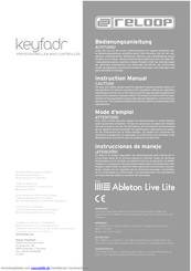 Reloop Keyfadr Bedienungsanleitung