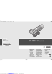 Bosch GWS 10,8-76 V-EC Professional Originalbetriebsanleitung