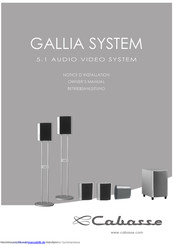 CABASSE GALLIA SYSTEM Betriebsanleitung