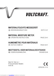 VOLTCRAFT 40 92 36 Bedienungsanleitung