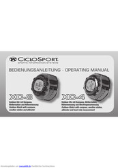 CICLOSPORT XC-4 Bedienungsanleitung