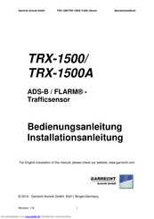 Garrecht Avionik TRX-1500 ADS-B Bedienungsanleitung