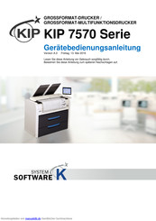 KIP 7570 Serie Bedienungsanleitung