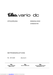 Efka Vario DC Betriebsanleitung