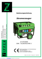 Zipper ZI-STE3000 Bedienungsanleitung