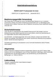 PEWETA DCF77 Anleitung
