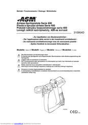 ASM 456M-F Betriebsanleitung