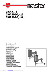Master DIGA WO-1/34 Bedienungsanleitung