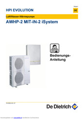 DeDietrich AWHP-2 MIT-IN-2 iSystem Bedienungsanleitung